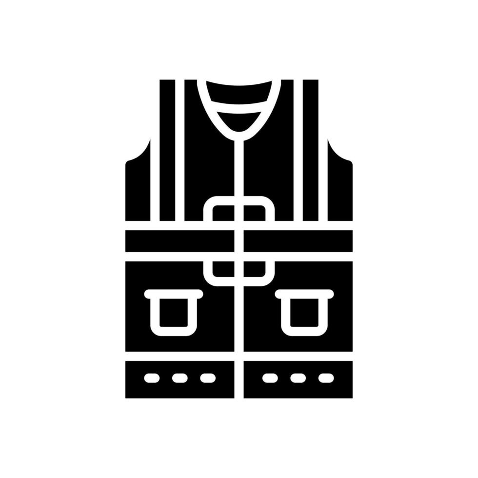 vest icon for your website, mobile, presentation, and logo design. vector