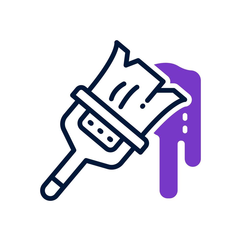 paint brush icon for your website, mobile, presentation, and logo design. vector