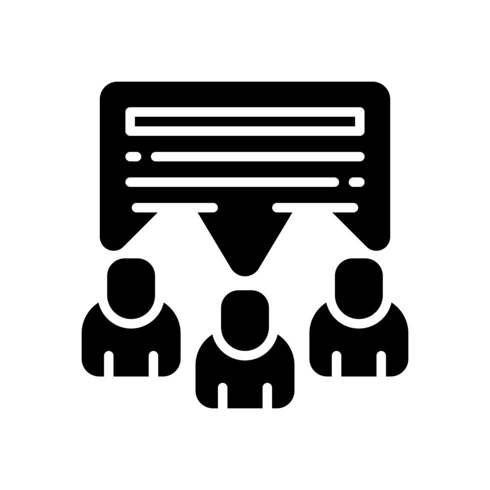 discussion icon for your website, mobile, presentation, and logo design. vector