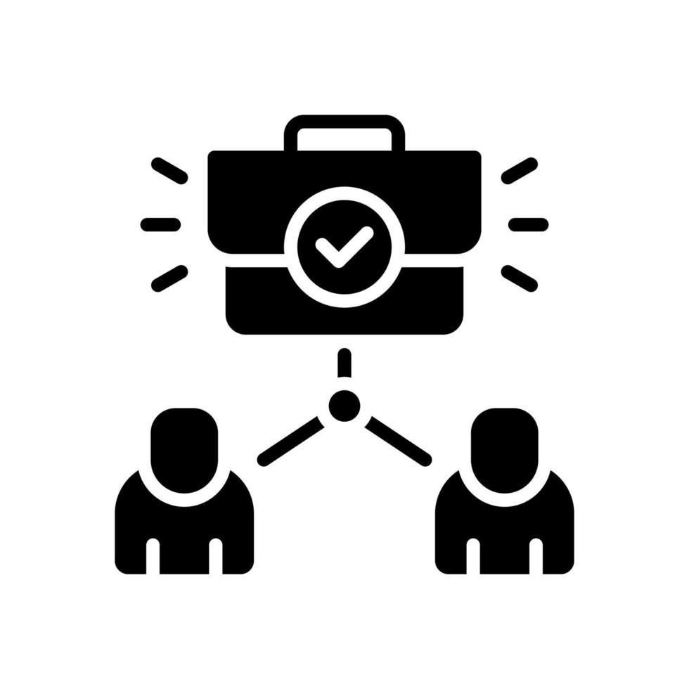 partnership icon for your website, mobile, presentation, and logo design. vector