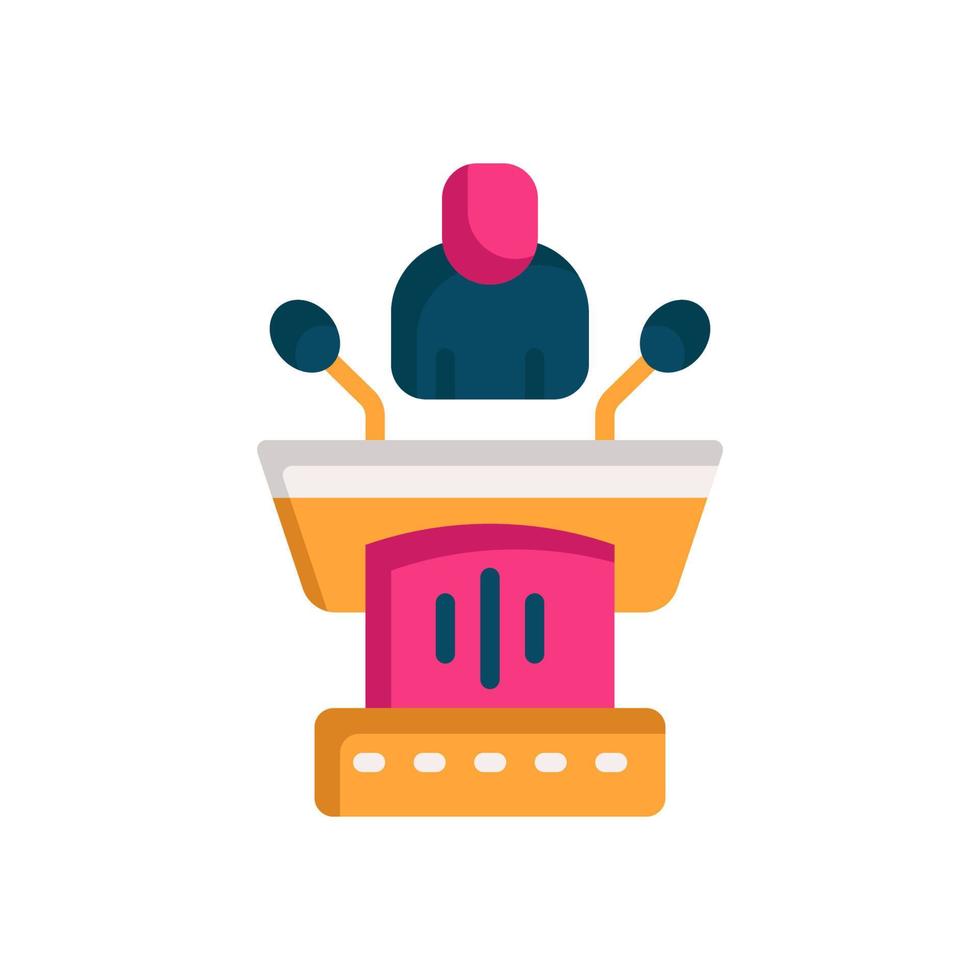 conference icon for your website, mobile, presentation, and logo design. vector