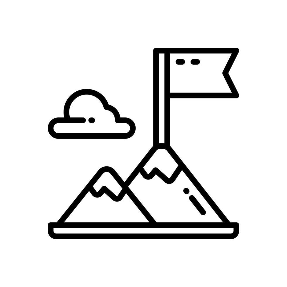 mountain icon for your website, mobile, presentation, and logo design. vector