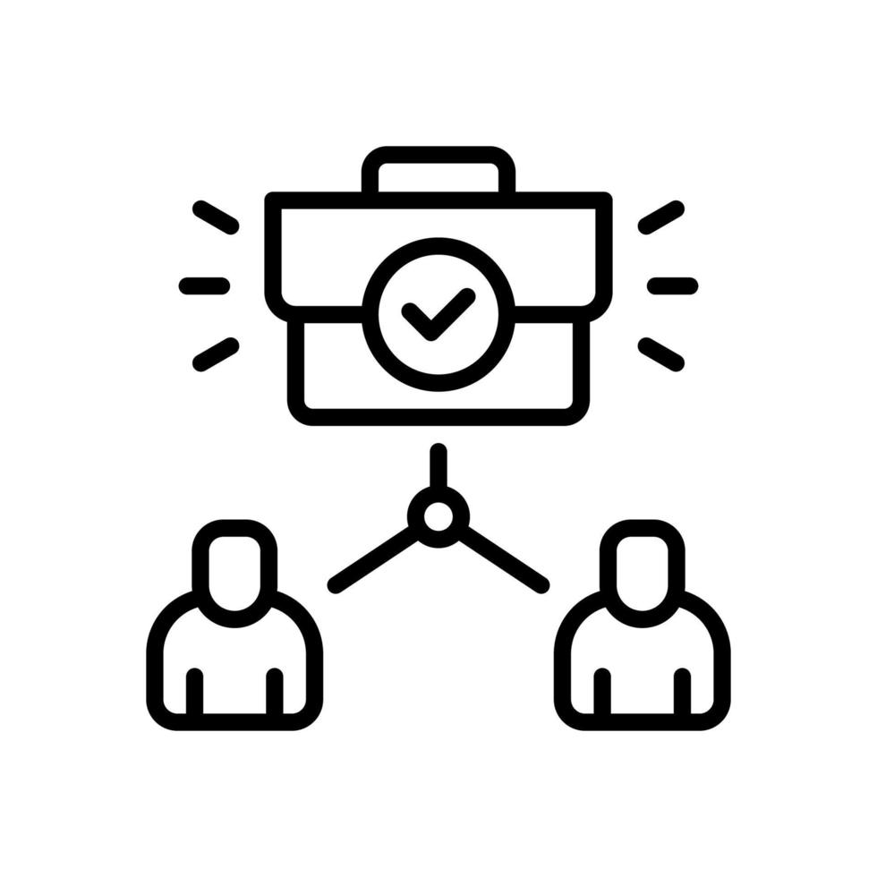 partnership icon for your website, mobile, presentation, and logo design. vector