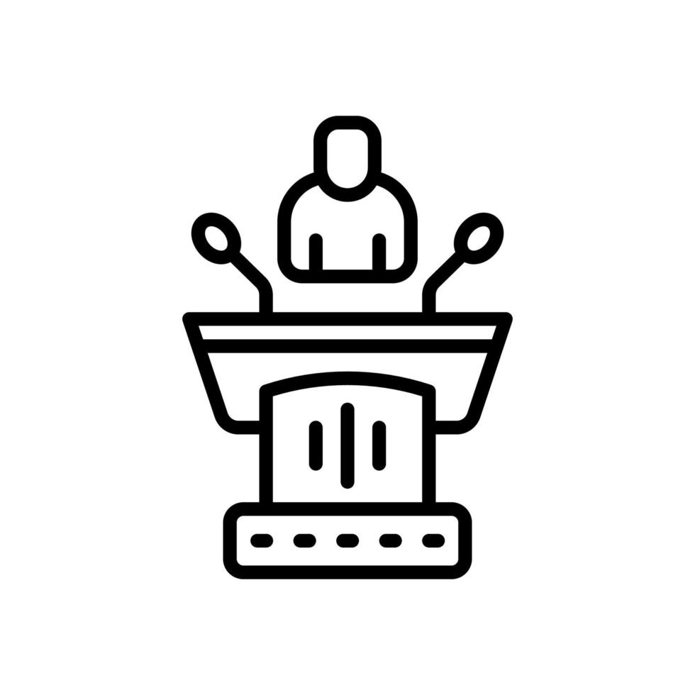 conference icon for your website, mobile, presentation, and logo design. vector