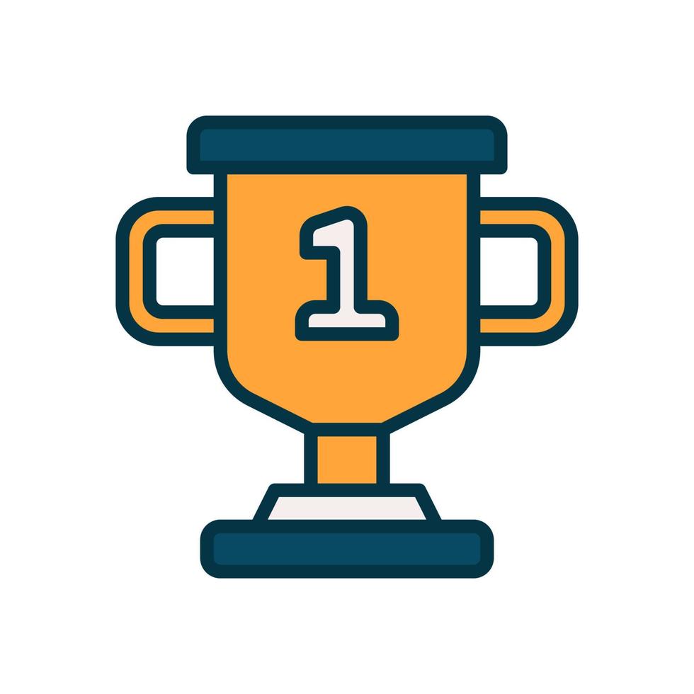 trophy icon for your website, mobile, presentation, and logo design. vector