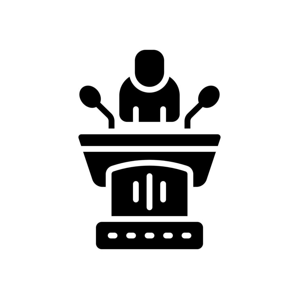 conference icon for your website, mobile, presentation, and logo design. vector