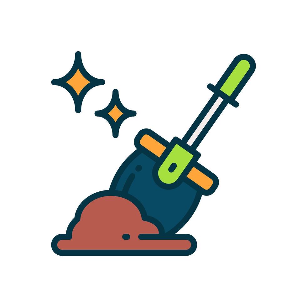 shovel icon for your website, mobile, presentation, and logo design. vector