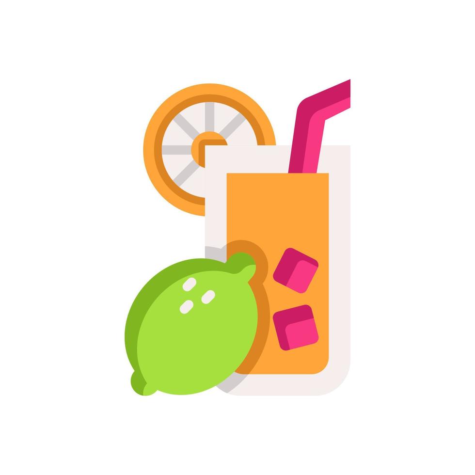 icono de limonada para su sitio web, móvil, presentación y diseño de logotipo. vector