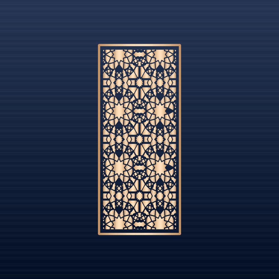 decorative elements border frame borders pattern islamic pattern files dxf Laser cut panel template cnc files - Jali design for graphic and CNC router vector