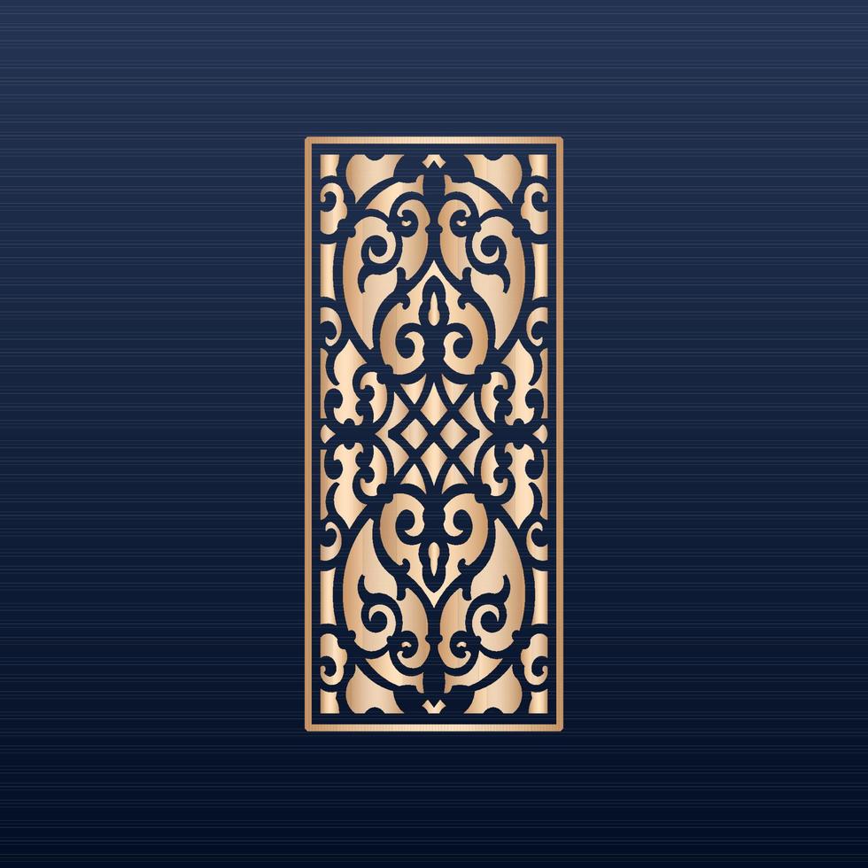 decorative elements border frame borders pattern islamic pattern files dxf Laser cut panel template cnc files - Jali design for graphic and CNC router vector