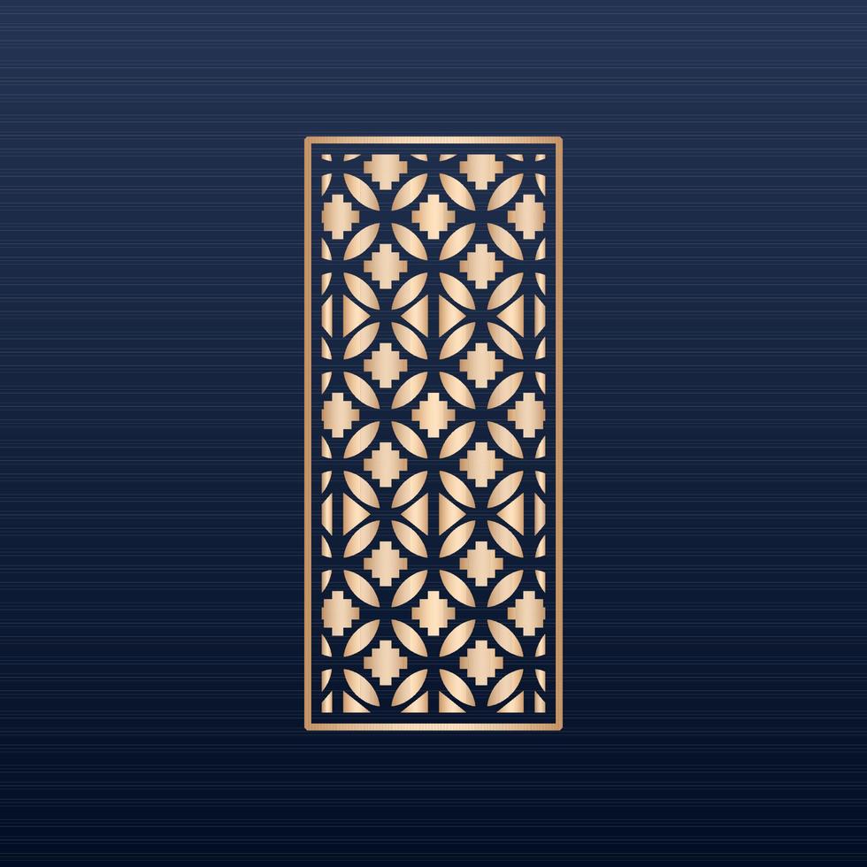 decorative elements border frame borders pattern islamic pattern files dxf Laser cut panel template cnc files - Jali design for graphic and CNC router vector