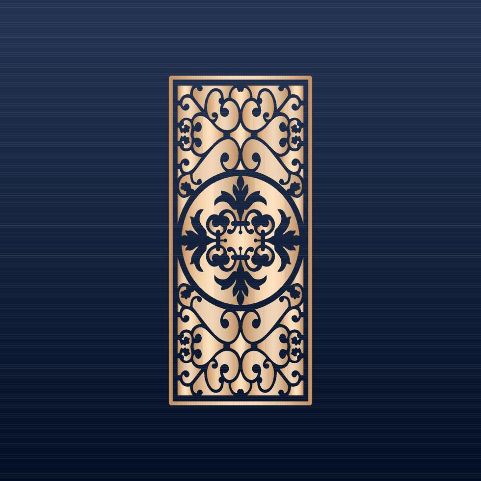decorative elements border frame borders pattern islamic pattern files dxf Laser cut panel template cnc files - Jali design for graphic and CNC router vector
