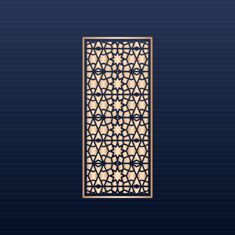 decorative elements border frame borders pattern islamic pattern files dxf Laser cut panel template cnc files - Jali design for graphic and CNC router vector