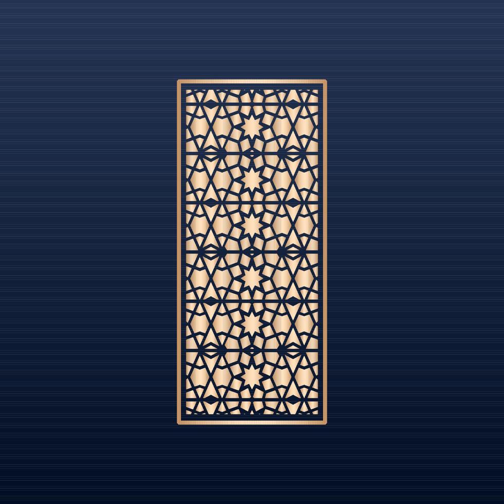 decorative elements border frame borders pattern islamic pattern files dxf Laser cut panel template cnc files - Jali design for graphic and CNC router vector