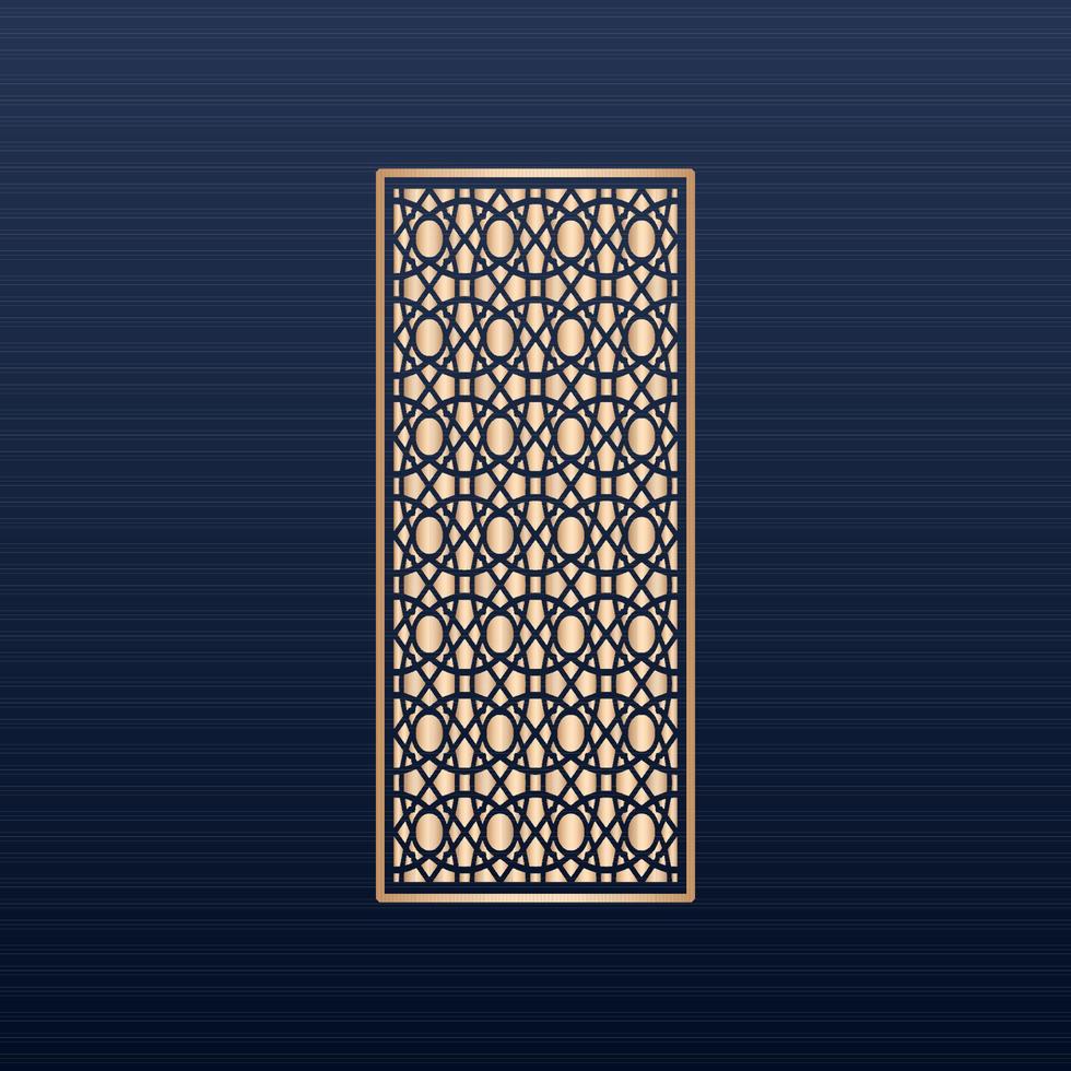 decorative elements border frame borders pattern islamic pattern files dxf Laser cut panel template cnc files - Jali design for graphic and CNC router vector