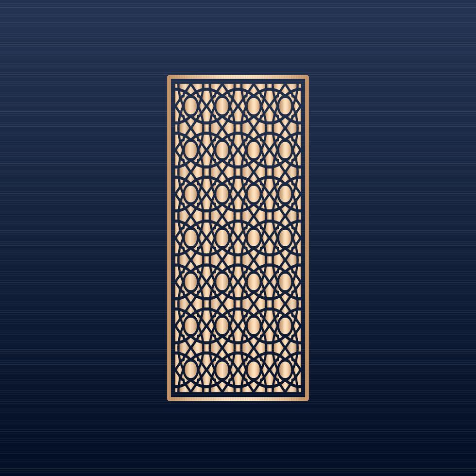 decorative elements border frame borders pattern islamic pattern files dxf Laser cut panel template cnc files - Jali design for graphic and CNC router vector