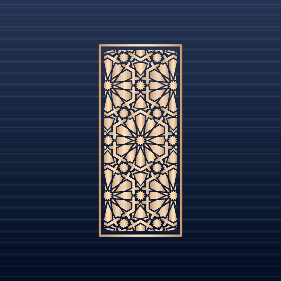 decorative elements border frame borders pattern islamic pattern files dxf Laser cut panel template cnc files - Jali design for graphic and CNC router vector