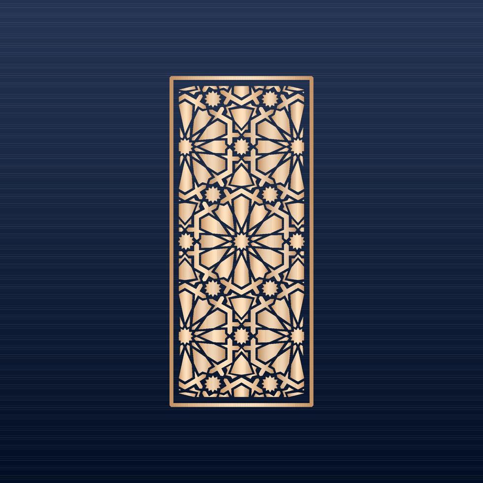 decorative elements border frame borders pattern islamic pattern files dxf Laser cut panel template cnc files - Jali design for graphic and CNC router vector