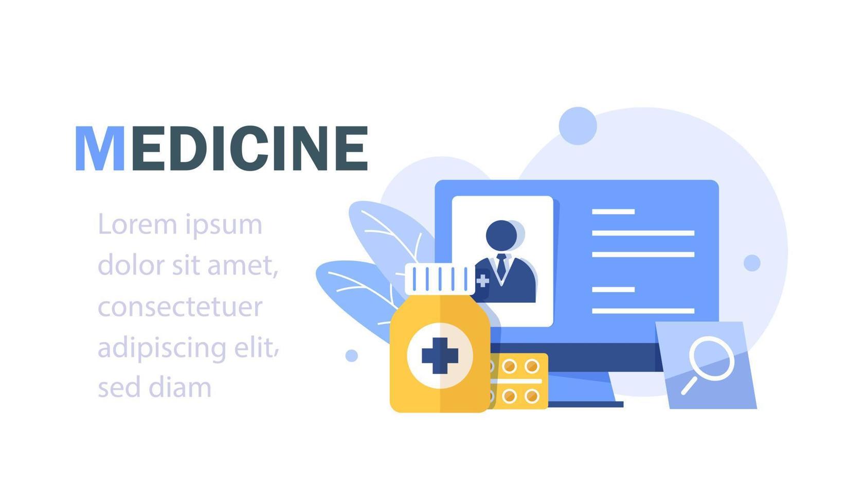 Medical insurance, health insurance,umbrella, healthcare, landing page flat illustration vector template