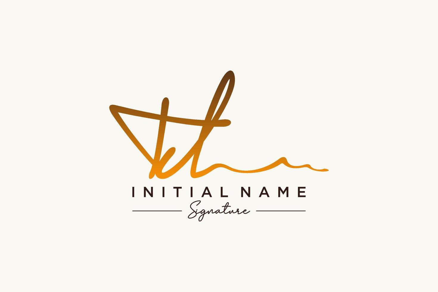 Initial TD signature logo template vector. Hand drawn Calligraphy lettering Vector illustration.