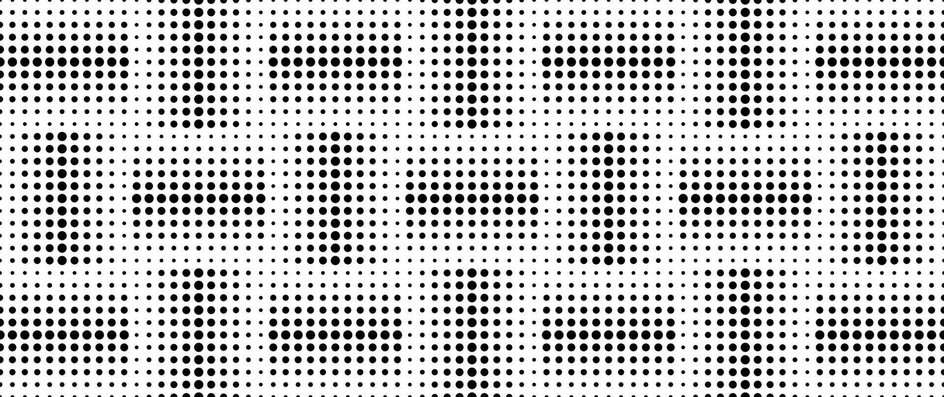 woven dotted halftone seamless pattern vector
