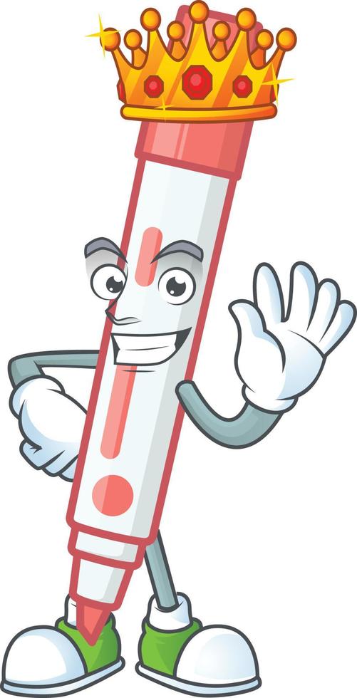 Red White Board Marker Vector