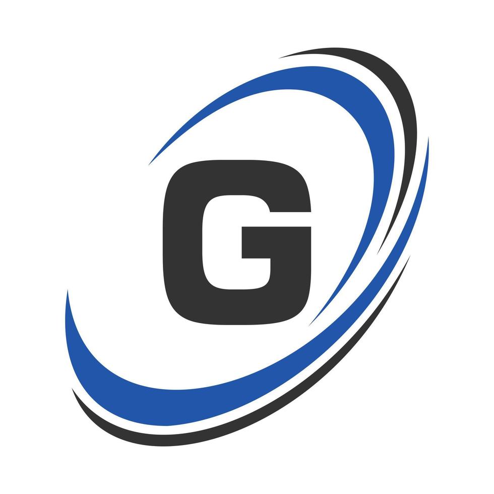 logotipo de la letra inicial g nombre de la empresa diseño de logotipo simple y moderno para la identidad empresarial y empresarial vector