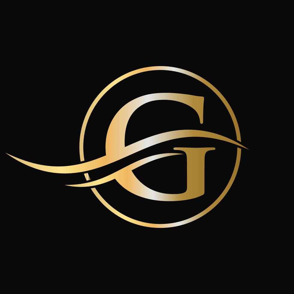 Letter G Logo Design for business and company identity with luxury concept vector