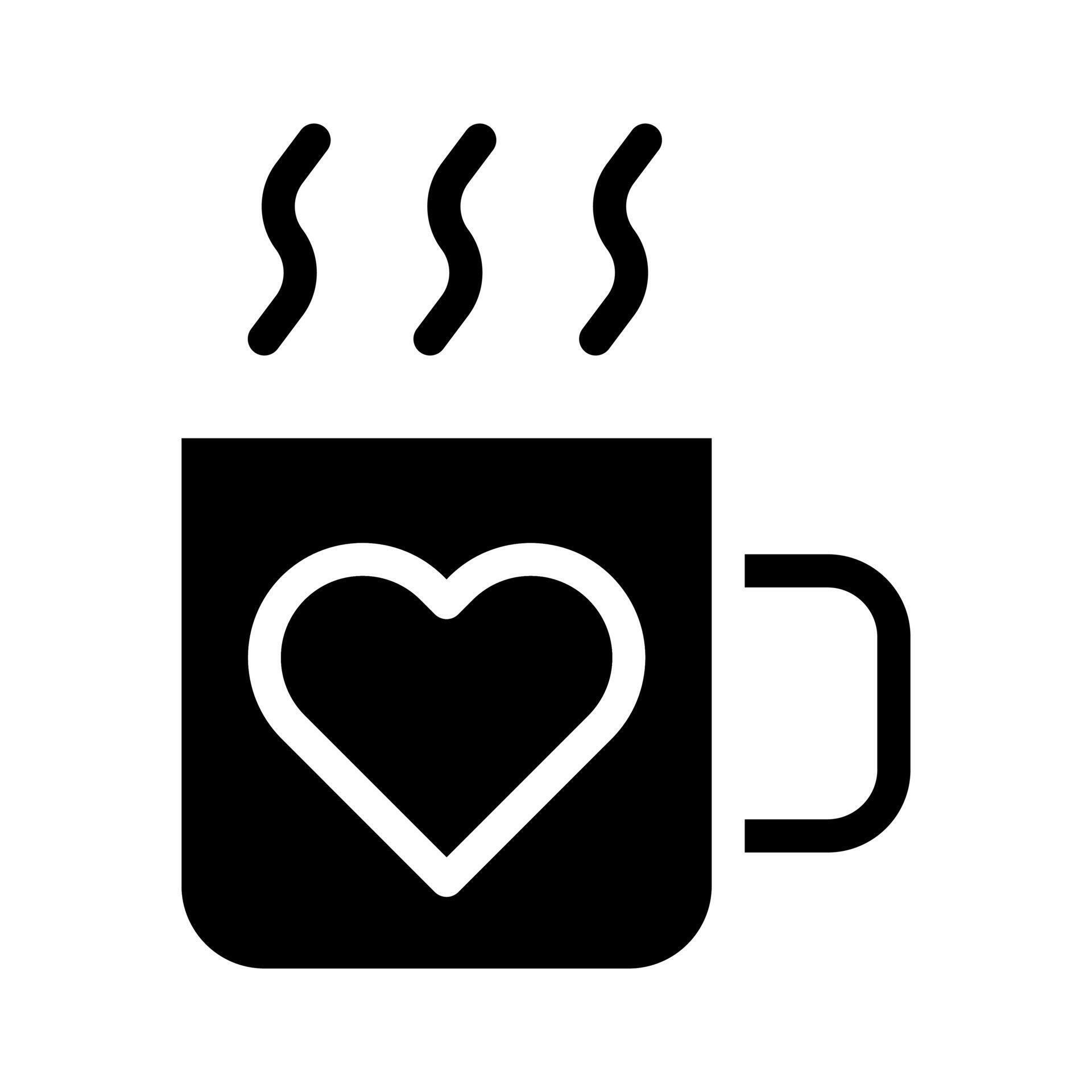 cup icon gradient solid valentine illustration vector element and