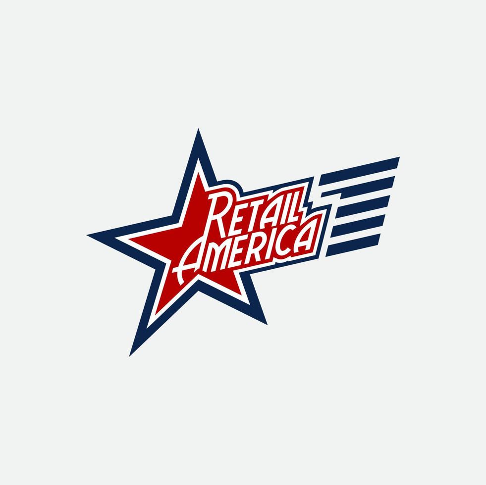 modern logo template America, easy to make and suitable for companies with vector eps format