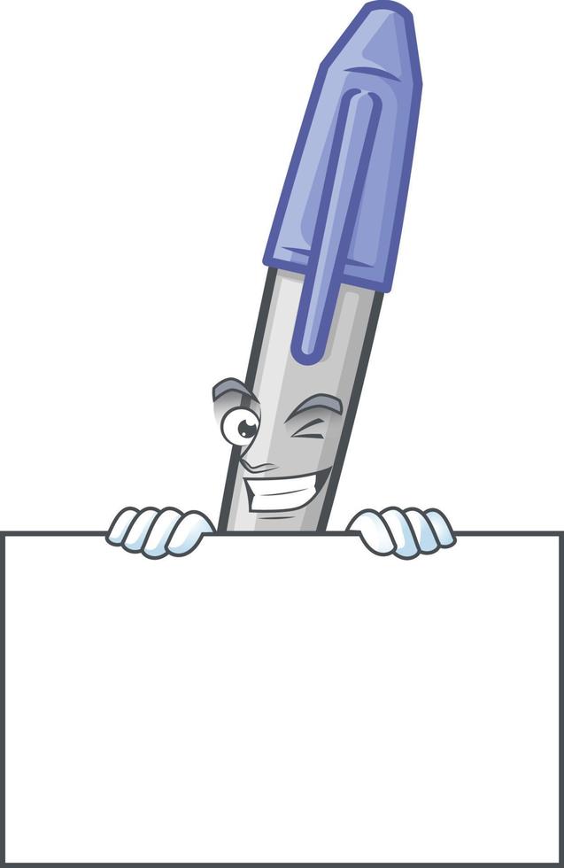 vector de bolígrafo azul