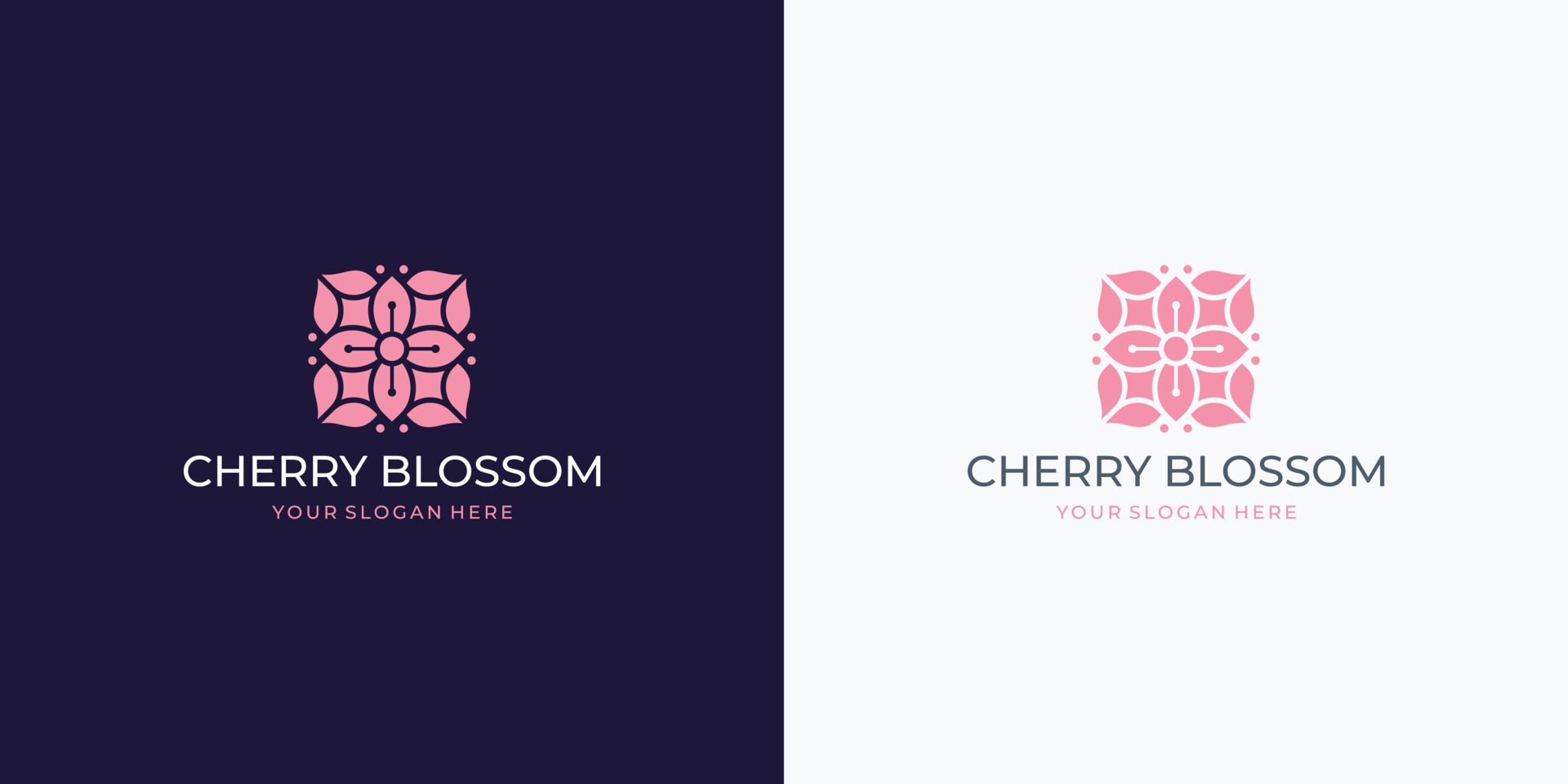 symbol of beauty cherry blossom logo template vector design. 19515393