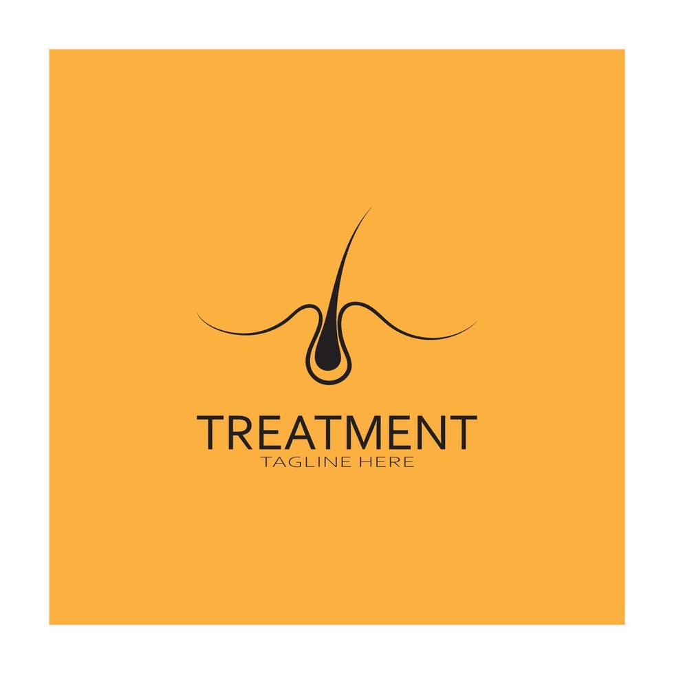 Hair treatment logo hair transplantation logo,removal logo vector image design illustration