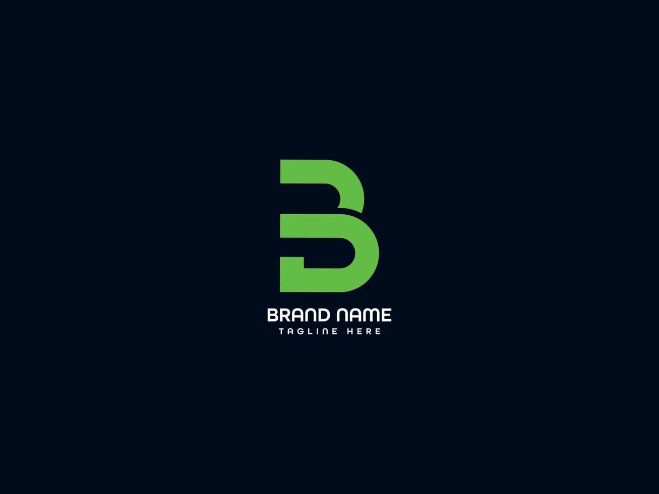 b letter logo vector