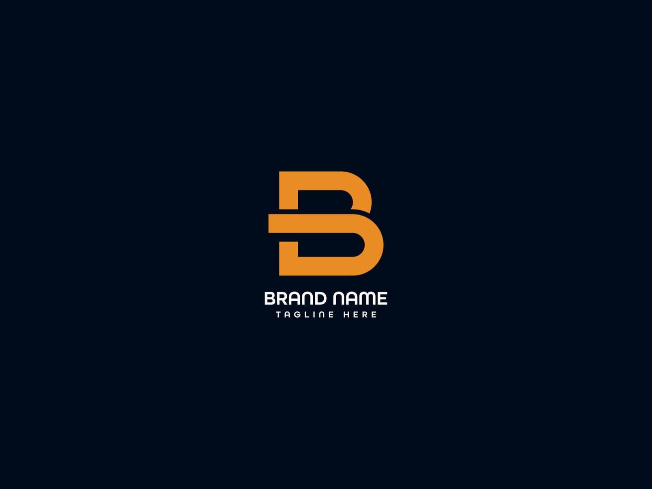 logotipo de la letra b vector