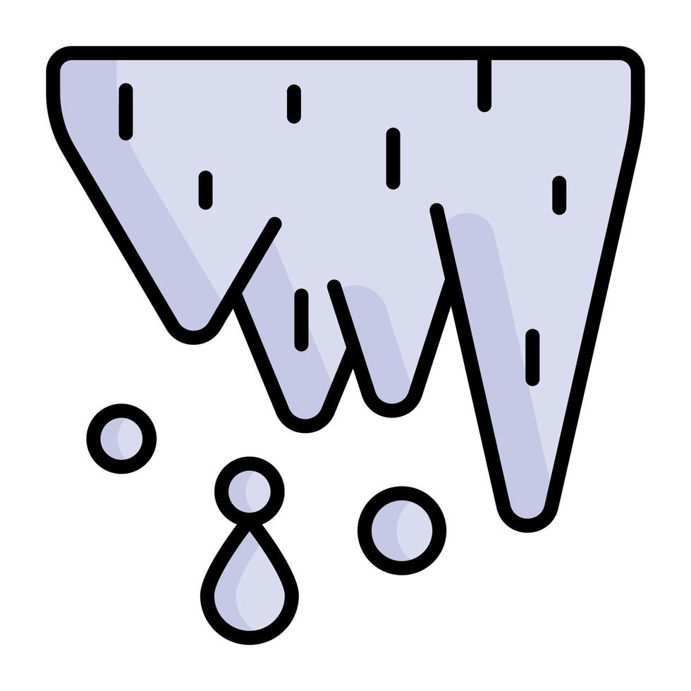 Icicle vector icon design, easy to use