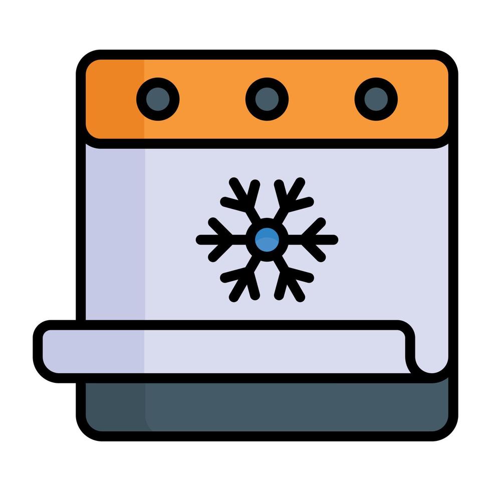 A Beautiful Vector Design Of Winter Calendar In Modern Style 19516755 a-beautiful-vector-design-of-winter-calendar-in-modern-style-19516755