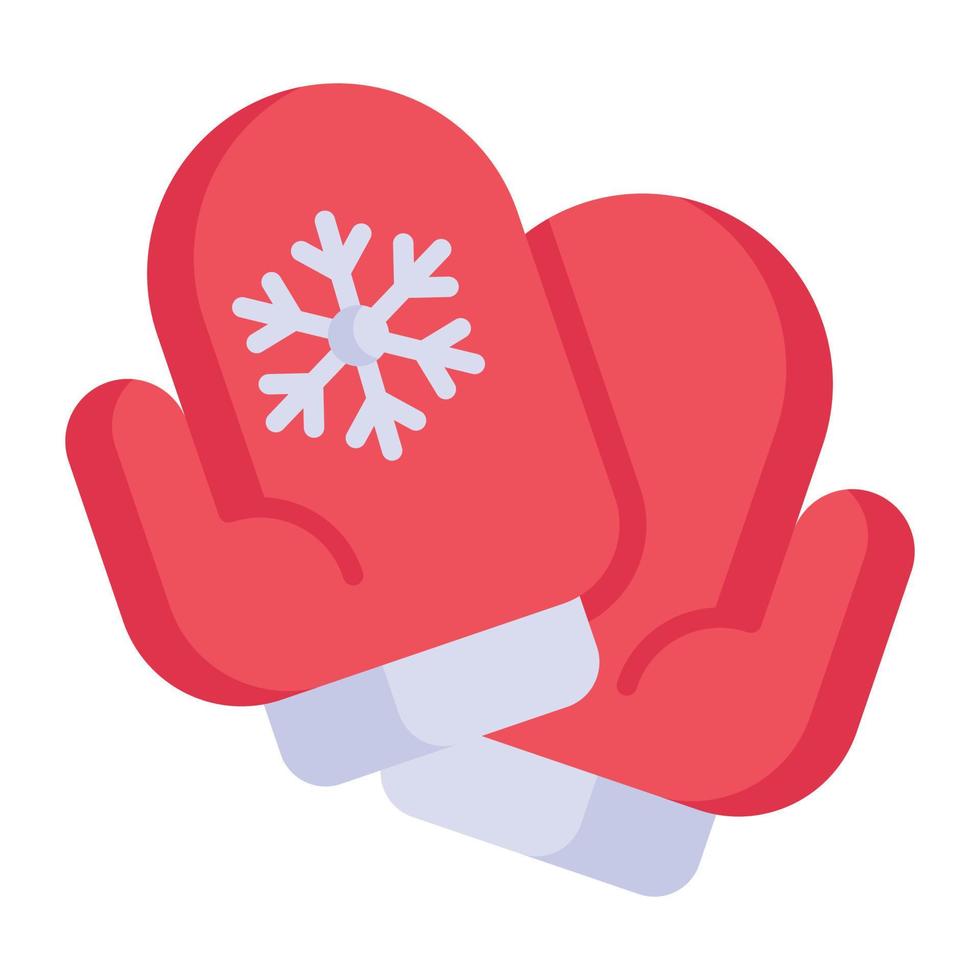 Mittens vector icon design in trendy style