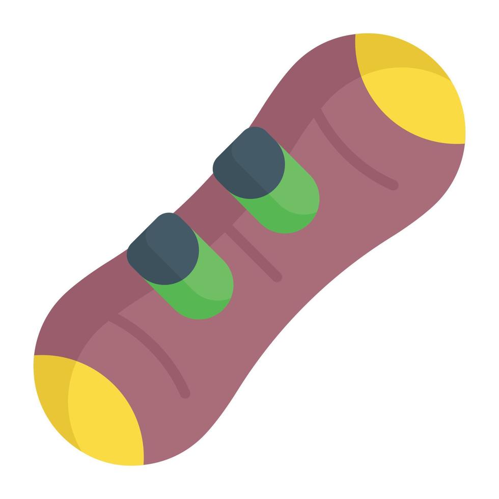 A well design vector icon of skateboard