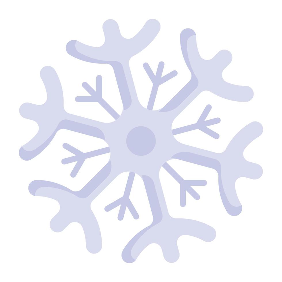 Snowflakes editable icon, vector design of snow pattern