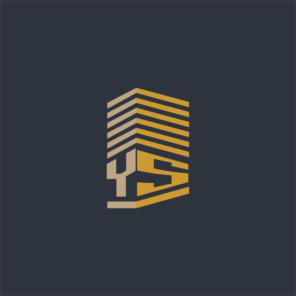 YS initial monogram real estate logo ideas 19517359 Vector Art at Vecteezy