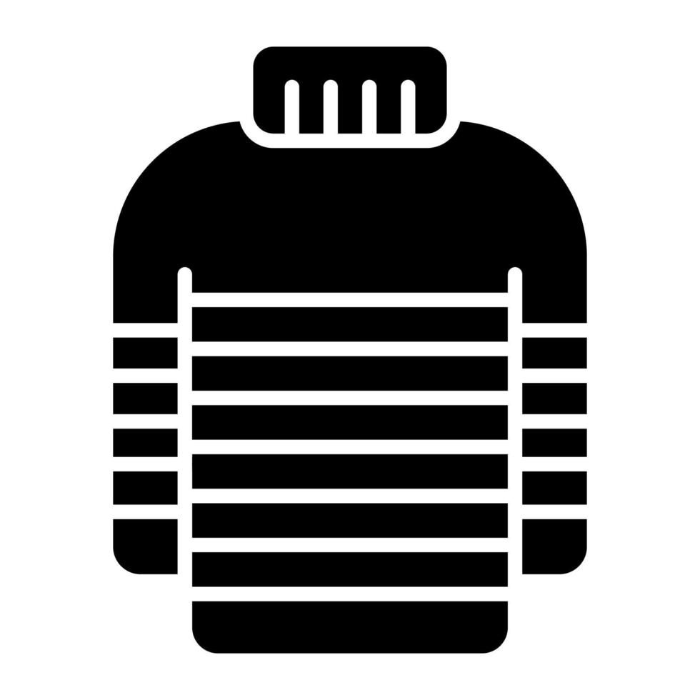 The sweaters icon for winter season vector