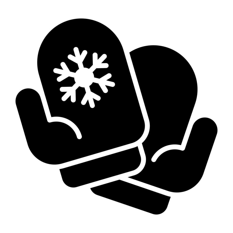 Mittens vector icon design in trendy style