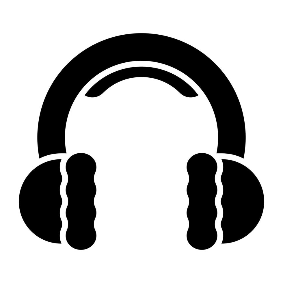 Earmuff winter clothes vector icon design
