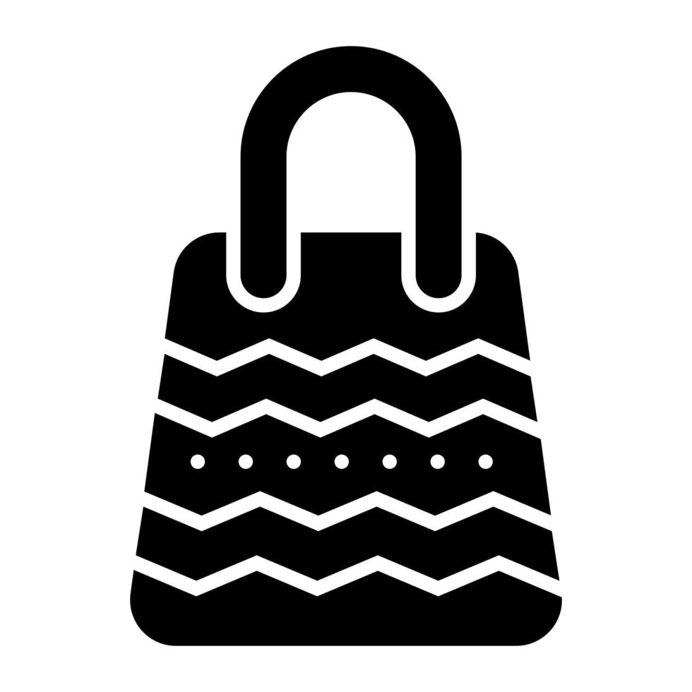 A beautiful design icon of shopping bag for web and mobile apps vector