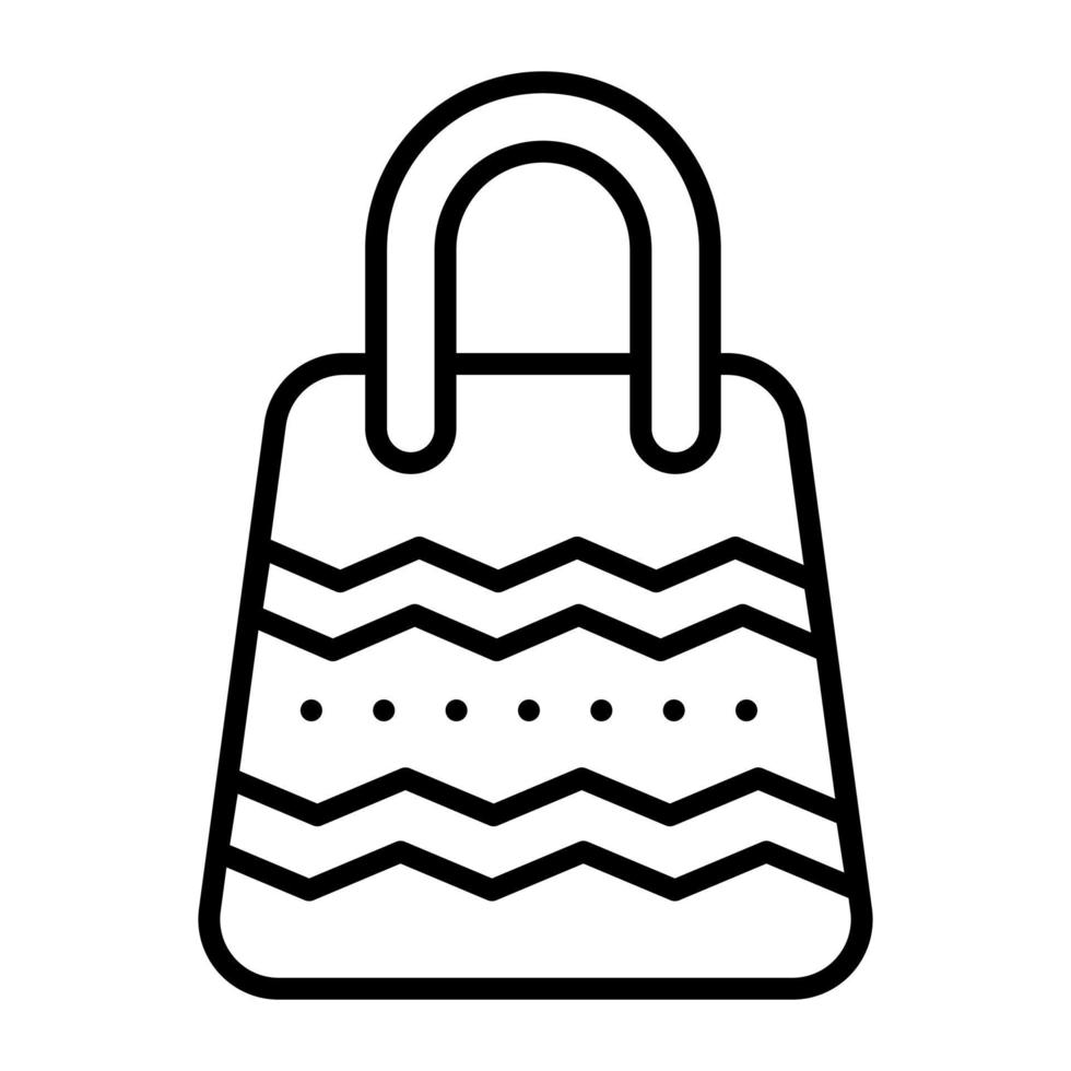 A beautiful design icon of shopping bag for web and mobile apps vector