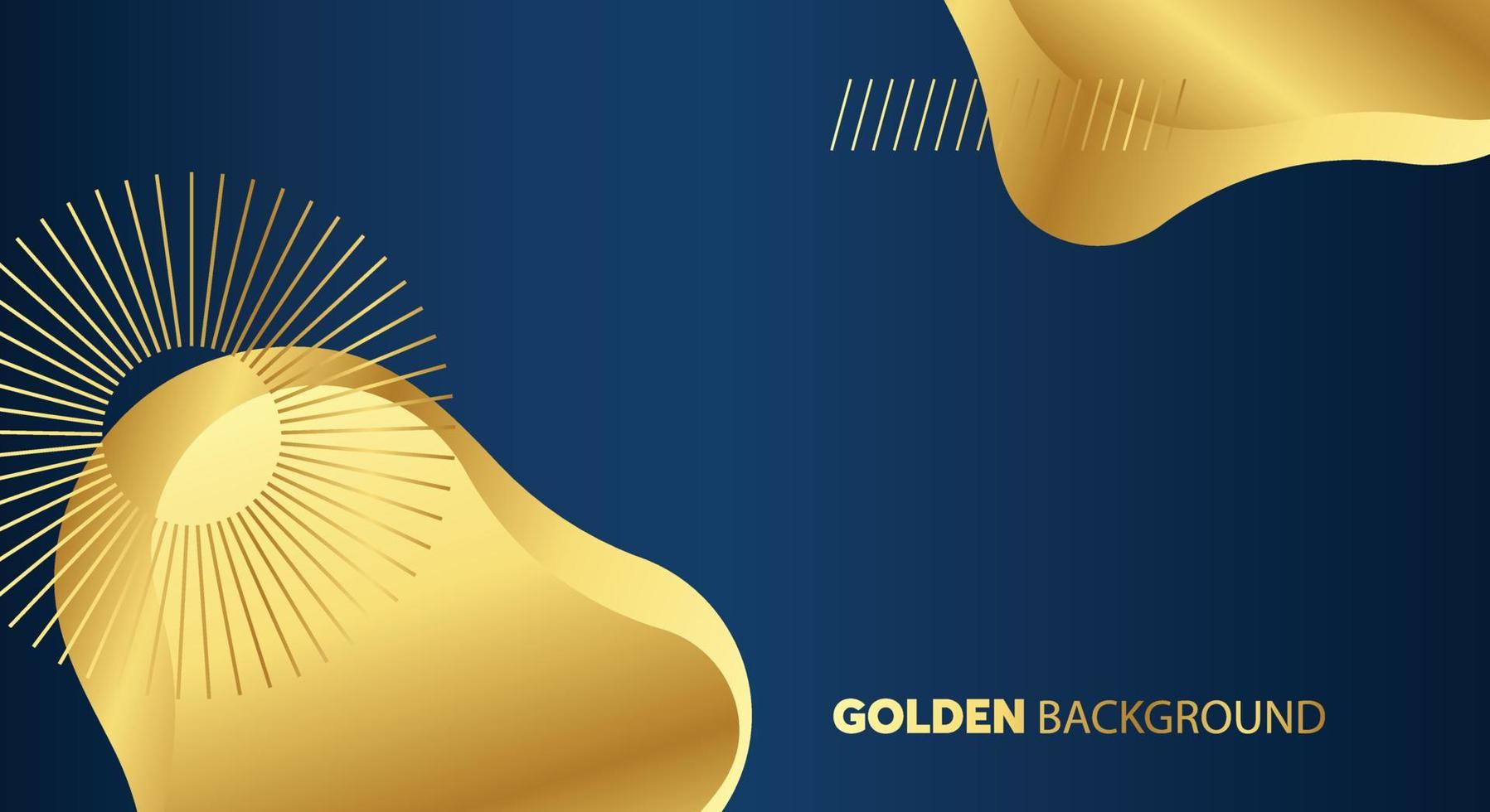 free Abstract gradient blue luxury golden line template premium background. Decorating premium style for ad, poster, cover, print, artwork. vector
