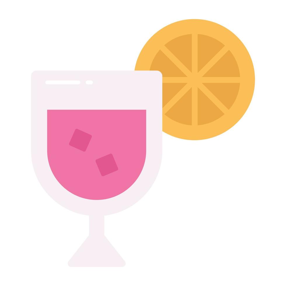 Fresh juice vector icon in trendy style