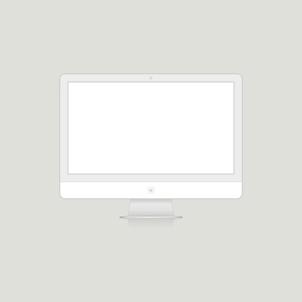 Monitor, notebook and telephone. Vector illustration