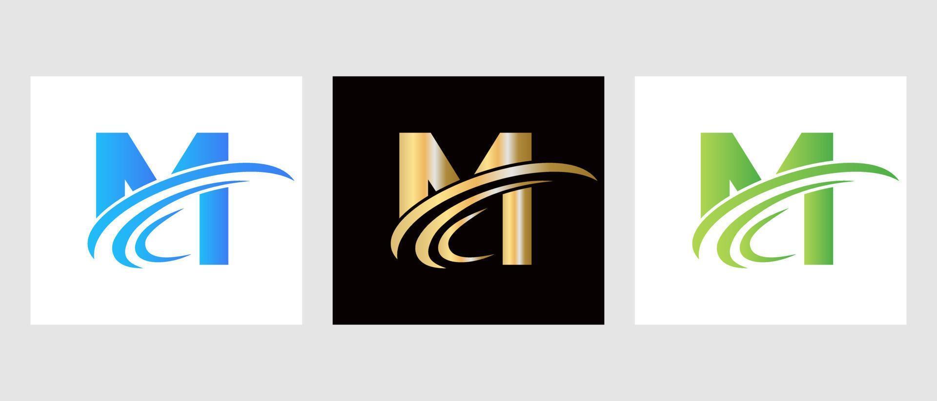 Letter M Logo Design Template vector